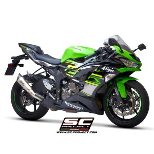 SC Project para KAWASAKI NINJA ZX-6R 636 (2019 - 2021) - Escape S1 titanio