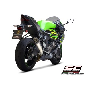 SC Project para KAWASAKI NINJA ZX-6R 636 (2019 - 2021) - Escape S1 titanio