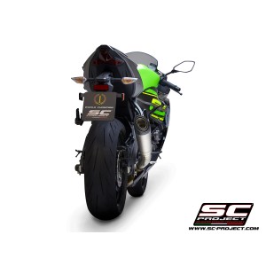 SC Project para KAWASAKI NINJA ZX-6R 636 (2019 - 2021) - Escape S1 titanio