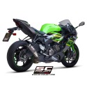 SC Project para KAWASAKI NINJA ZX-6R 636 (2019 - 2021) - Escape CR-T carbono