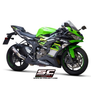 SC Project para KAWASAKI NINJA ZX-6R 636 (2019 - 2021) - Escape CR-T carbono