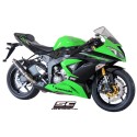 SC Project para KAWASAKI NINJA ZX-6R 636 (2013 - 2017) - Escape GP-M2 carbono