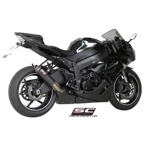 SC Project para KAWASAKI NINJA ZX-6R (2009 - 2012) - Escape GP-M2 carbono