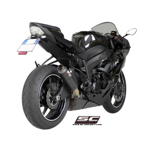 SC Project para KAWASAKI NINJA ZX-6R (2009 - 2012) - Escape GP-M2 carbono