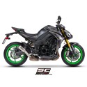 SC Project para KAWASAKI Z1100 - SE (2026) - Escape CR-T titanio, con malla antipiedras