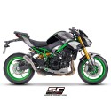 SC Project para KAWASAKI Z900 - Z900 A2 (2025 - 2026) - Escape CR-T titanio, con malla antipiedras
