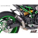 SC Project para KAWASAKI Z900 - Z900 A2 (2025 - 2026) - Escape CR-T carbono, con malla antipiedras (SIN protector carbono)