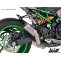 SC Project para KAWASAKI Z900 - Z900 A2 (2025 - 2026) - Escape CR-T titanio, con malla antipiedras (SIN protector carbono)