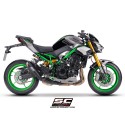 SC Project para KAWASAKI Z900 - Z900 A2 (2025 - 2026) - Escape S1 titanio, negro mate