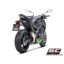 SC Project para KAWASAKI Z900 (2020 - 2024) - Euro 5 - Escape CR-T titanio, con malla antipiedras