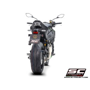 SC Project para KAWASAKI Z900 (2020 - 2024) - Euro 5 - Escape CR-T titanio, con malla antipiedras