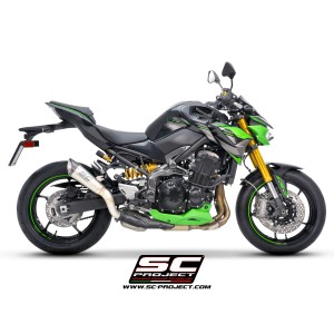 SC Project para KAWASAKI Z900 (2020 - 2024) - Euro 5 - Escape S1 titanio