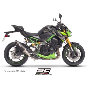 SC Project para KAWASAKI Z900 (2020 - 2024) - Euro 5 - Escape SC1-S carbono (SIN protector carbono)