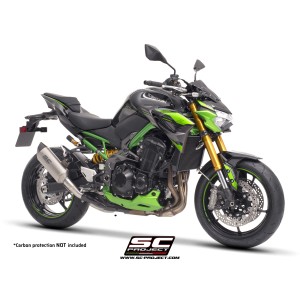 SC Project para KAWASAKI Z900 (2020 - 2024) - Euro 5 - Escape SC1-S titanio (SIN protector carbono)