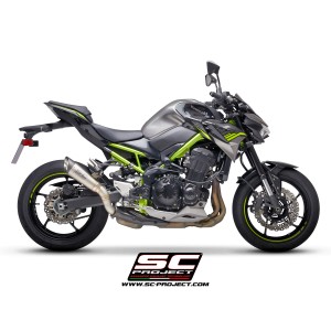 SC Project para KAWASAKI Z900 (2020) - Euro 4 - Escape S1 titanio