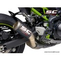 SC Project para KAWASAKI Z900 A2 (2020 - 2024) - Euro 5 - Escape CR-T carbono, con malla antipiedras (SIN protector carbono)