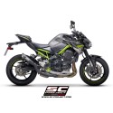 SC Project para KAWASAKI Z900 A2 (2020 - 2024) - Euro 5 - Escape S1 titanio, negro mate