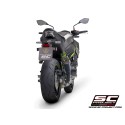 SC Project para KAWASAKI Z900 A2 (2020 - 2024) - Euro 5 - Escape S1 titanio, negro mate