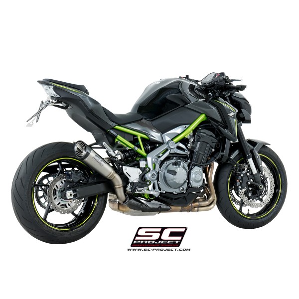 SC Project para KAWASAKI Z900 (2017 - 2019) - Euro 4 - Escape S1 titanio