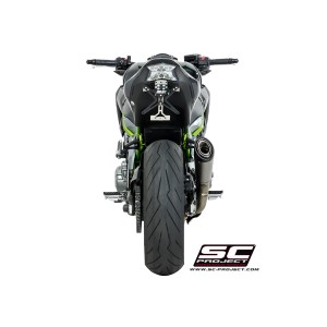 SC Project para KAWASAKI Z900 (2017 - 2019) - Euro 4 - Escape S1 titanio