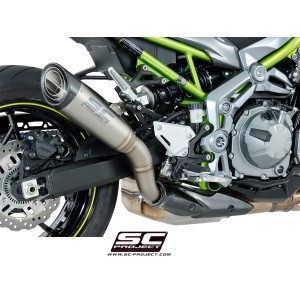 SC Project para KAWASAKI Z900 (2017 - 2019) - Euro 4 - Escape S1 titanio