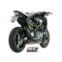 SC Project para KAWASAKI Z900 (2017 - 2019) - Euro 4 - Escape S1 titanio, negro mate