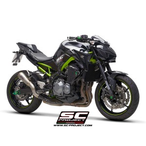 SC Project para KAWASAKI Z900 (2017 - 2019) - Euro 4 - Escape S1-GP titanio