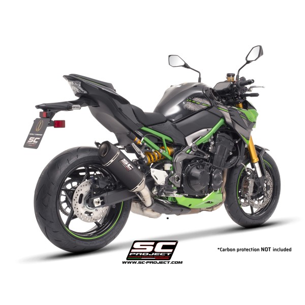 SC Project para KAWASAKI Z900 (2017 - 2019) - Euro 4 - Escape SC1-S carbono (SIN protector carbono)