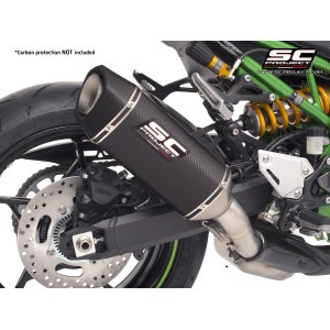SC Project para KAWASAKI Z900 (2017 - 2019) - Euro 4 - Escape SC1-S carbono (SIN protector carbono)