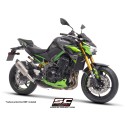 SC Project para KAWASAKI Z900 (2017 - 2019) - Euro 4 - Escape SC1-S titanio (SIN protector carbono)