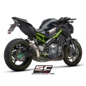 SC Project para KAWASAKI Z900 A2 (2017 - 2020) - Euro 4 - Escape CR-T carbono, con malla antipiedras
