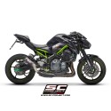 SC Project para KAWASAKI Z900 A2 (2017 - 2020) - Euro 4 - Escape CR-T titanio, con malla antipiedras