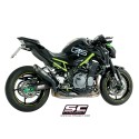 SC Project para KAWASAKI Z900 A2 (2017 - 2020) - Euro 4 - Escape S1 titanio, negro mate