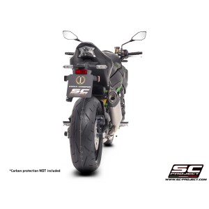 SC Project para KAWASAKI Z900 A2 (2017 - 2020) - Euro 4 - Escape SC1-S titanio (SIN protector carbono)