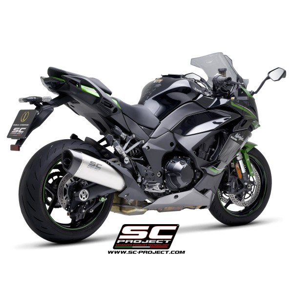 SC Project para KAWASAKI NINJA 1000 SX (2021 - 2024) - Euro 5 - Escape SC1-R titanio