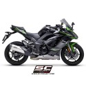SC Project para KAWASAKI NINJA 1000 SX (2021 - 2024) - Euro 5 - Escape SC1-R titanio