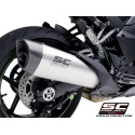 SC Project para KAWASAKI NINJA 1000 SX (2021 - 2024) - Euro 5 - Escape SC1-R titanio