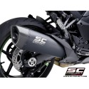 SC Project para KAWASAKI NINJA 1000 SX (2021 - 2024) - Euro 5 - Escape SC1-R titanio, negro mate