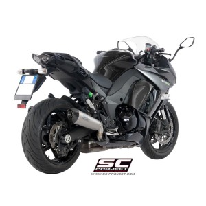 SC Project para KAWASAKI Z1000 SX (2017 - 2020) - Par de escapes Conic titanio