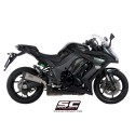 SC Project para KAWASAKI Z1000 SX (2017 - 2020) - Par de escapes Conic titanio