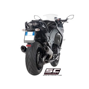 SC Project para KAWASAKI Z1000 SX (2017 - 2020) - Par de escapes Conic titanio