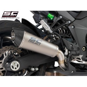SC Project para KAWASAKI Z1000 SX (2017 - 2020) - Par de escapes Conic titanio