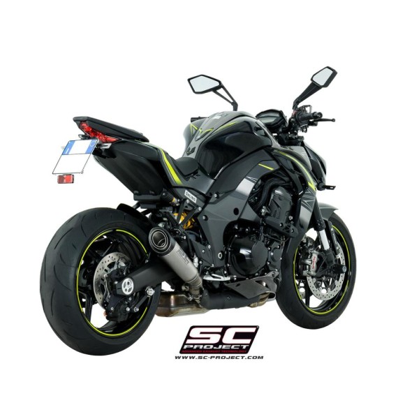 SC Project para KAWASAKI Z1000 (2017 - 2020) - Par de escapes S1 titanio