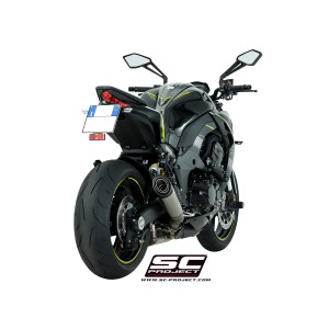 SC Project para KAWASAKI Z1000 (2017 - 2020) - Par de escapes S1 titanio