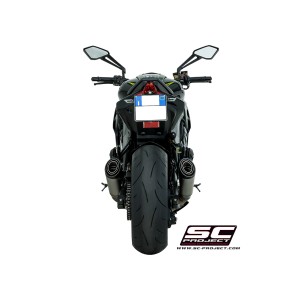 SC Project para KAWASAKI Z1000 (2017 - 2020) - Par de escapes S1 titanio