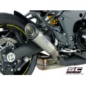 SC Project para KAWASAKI Z1000 (2017 - 2020) - Par de escapes S1 titanio