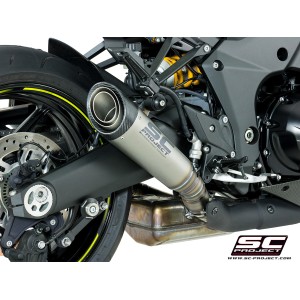 SC Project para KAWASAKI Z1000 (2017 - 2020) - Par de escapes S1 titanio