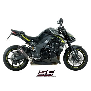 SC Project para KAWASAKI Z1000 (2017 - 2020) - Par de escapes Conic carbono