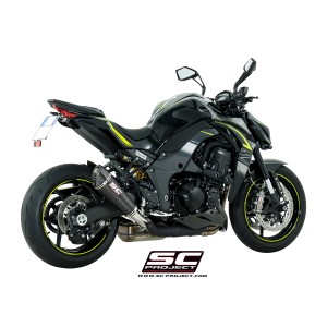 SC Project para KAWASAKI Z1000 (2017 - 2020) - Par de escapes Conic carbono