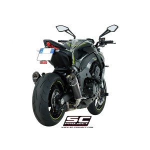 SC Project para KAWASAKI Z1000 (2017 - 2020) - Par de escapes Conic carbono